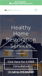 Mobile Screenshot of healthyhomerestoration.net